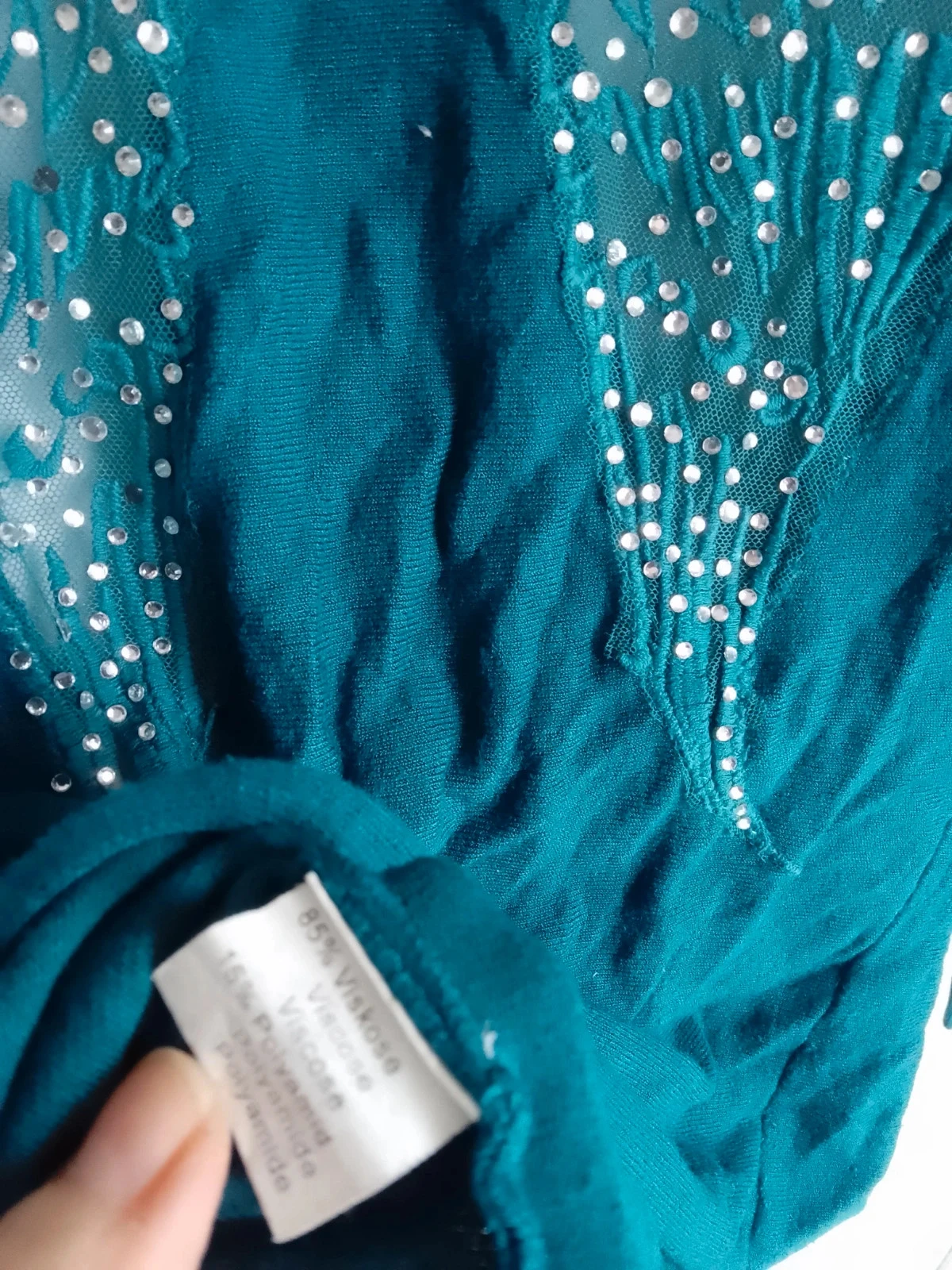 Blusa azul com asas tamanho 38 – photo 3